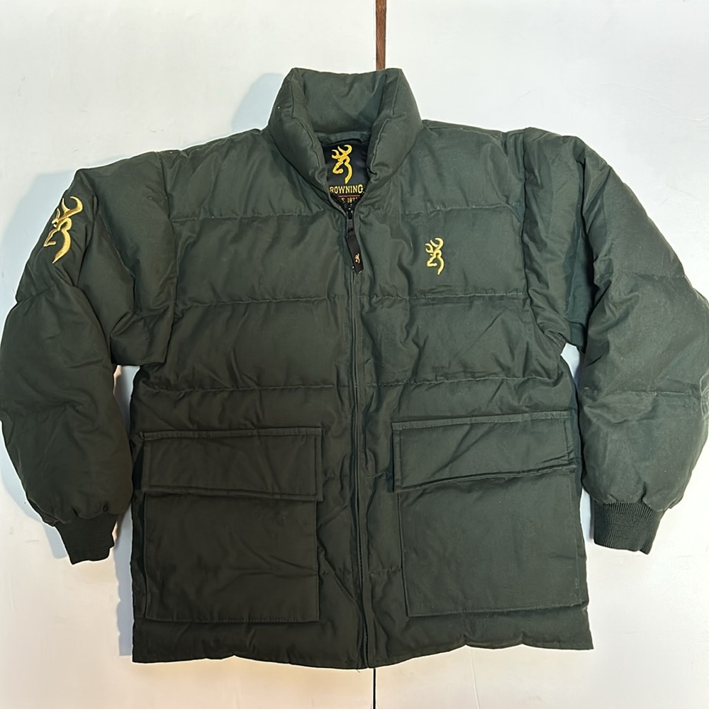 Browning S/P Youth Dark Green Goose Down Jacket